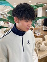 波巻きシャドウパーマツイストスパイラル無造作銀座メンズパーマ