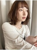 結べるボブレイヤーカット顔まわりカット後毛カットワンカール