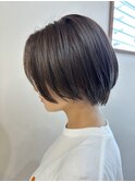 ショートボブ × ハイライト