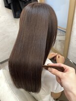 アリアツイン バイ エクラート 池袋西口店(ARiA TWiN by ECLART)&nbsp;髪質改善メテオのブラウンカラー［縮毛矯正］［髪質改善］