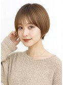 柔らか質感の上品ひし形ショート