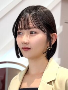 ロンドヴァリー 渋谷店(Lond vallee) くすみベージュ/ボブ/前髪/レイヤー/小顔/髪質改善/縮毛矯正渋谷