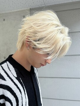 エルマーク 樟葉(L-MARK) センターパート/ブリーチ/ダブルカラー/men's/メンズ