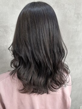 ルノン(LUNON) 黒髪クラゲヘアーオリーブグレー小顔ココアベージュ