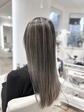 アスフィーダ(A'sfida) 筋感抜群☆グレージュエアタッチバレイヤージュ