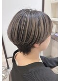 #ショートボブ#グレージュ