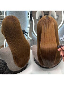グロー オオミヤ アネックス 大宮(GLROW OMIYA ANNEX) ブリーチ縮毛矯正 ヘアポテンツァ 髪質改善 艶カラー