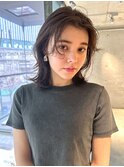 クラゲヘアー/小顔に見せるヘア/ココアベージュ/銀座