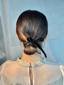 シャルムバイケンジ(Charm.by KENJE) 【シニヨン】結婚式/銀座/ヘアセット/カチモリ/アレンジ