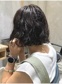 *ショートパーマレイヤーパーマボブコテ巻きパーマボブパーマ