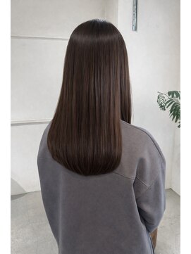 ニア 栄(nia) 髪質改善/ツヤ髪内巻き、大人セミロング