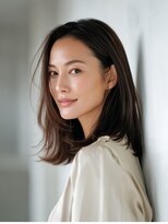 クロム(CHROM) 40代50代60代ショート白髪ぼかしハイライト髪質改善/入間