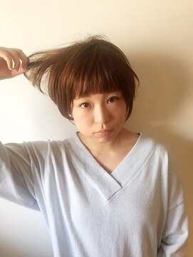 アイルビーヘア(I'll b hair) 【下北沢＊I'll b hair＊】ふんわりマッシュショート♪