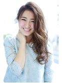 ゆるふわロングの可愛い巻きヘア○