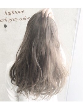 ヌーム 塚本店(NOOM) ハイトーンアッシュグレーカラー