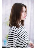 センターパートが大人かわいい☆好感ストレートa