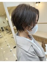 ヴィーヴォ 天六店(VIVO)&nbsp;【VIVO】神田康之 大人可愛いひし形耳掛けマッシュショートボブ