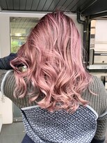 アイティー バイ アルバム 中野店(IT by ALBUM)&nbsp;ピンクシャドールーツ_ホワイトグレージュネビージュ_ba381972