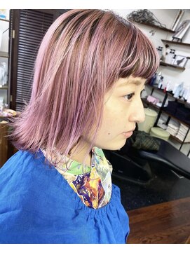 ヘアスタジオハレ(hair studio HALE) フェイスインナー◎ピンクカラー◎