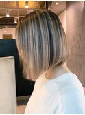 ボブバレイヤージュ_大人ガーリーチョコレート_ba442142