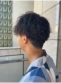 ツイストスパイラル/メンズカット/メンズパーマ/波巻きパーマ