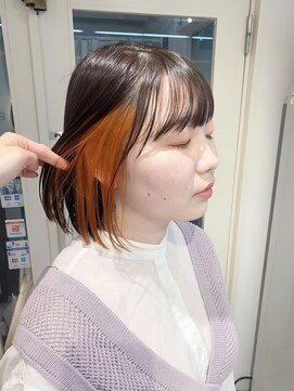 テトラ バイ ネオリーブ 横浜西口店(tetra by neolive) ＊オレンジイヤリングカラー＊