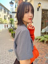 ロイジー(roijir) 表参道roijir 顔周りレイヤー×マッシュボブ