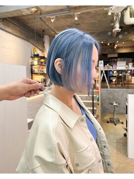 マーケット(MARKET) ミニボブ　アイスブルー