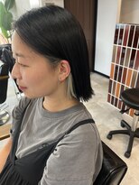 イッヒ 茅ヶ崎(IHHI)&nbsp;ダークアッシュ×イヤリングカラー