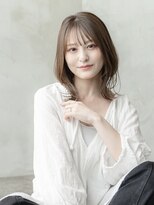 ケアリー 大日(Carelly)&nbsp;デザインカラー/レイヤーカット/ウェットヘア/オリーブベージュ