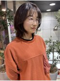 チョコレートブラウン/小顔レイヤー【戸田雅子】