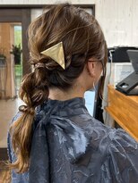 チームボス(Team BOSS)&nbsp;お呼ばれヘア　編み下ろし