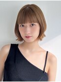 【La fith】外ハネボブ×ケアブリーチ×重めバング
