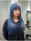天神　ハイトーンカラー　ブリーチカラー　レイヤーカット