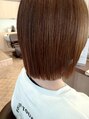 クララ ヒタチナカ(CLALA Hitachinaka) 切りっぱなしボブ/オリーブ #カット#カラ-
