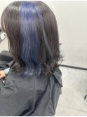 青×紫
