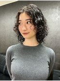 カーリーパーマ【藤沢/本鵠沼/ヘッドスパ/白髪ぼかし/ボブ】