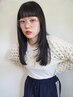 【自然で柔らかい指通り】カット＋美髪矯正シルクストレート＋TR　￥27500→