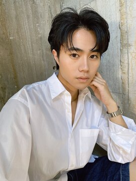 サイン メンズ 渋谷(SIGN men's) フェザーパーマセンターパートニュアンスパーマダウンパーマ