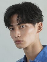 エリマ 横浜西口(elima)&nbsp;横浜西口メンズカット刈り上げセンターパートフェザーパーマ