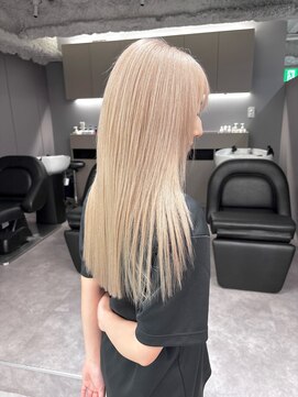 ロテ 名古屋 名駅店(Lote.) ホワイトグレージュ/デジタルパーマ/チェリーブラウン/名古屋