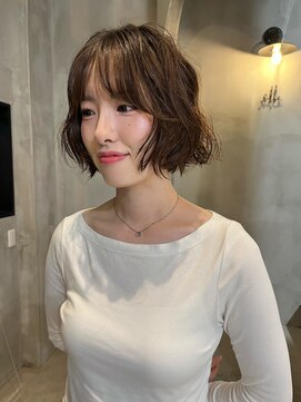 ムース(mmm) ゆるめボブパーマ