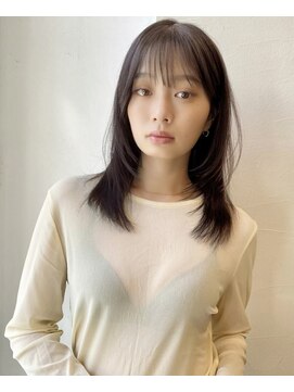 ユニカ バイ ベル 吉祥寺(unica by Belle) ナチュラルなレイヤーカット×シースルーバング