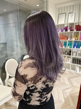ヘアアンドメイク ニューヨーク ニューヨーク 長岡天神店(Hair&Make NYNY) パープル×レイヤー