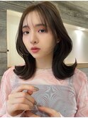 オリーブベージュ くびれミディアム【肥田亜沙美】