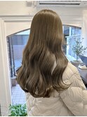【白石】赤み消しカラーオリーブベージュ透明感カラー原宿