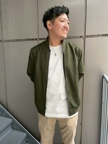 バズ ビー(BUZZ Bee)&nbsp;メンズ/フェザーパーマ/ビジネスショート