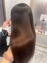 ロンド フィーユ(Lond fille)&nbsp;オリーブグレー髪質改善/黒髪/小顔/くすみベージュ/銀座 ■