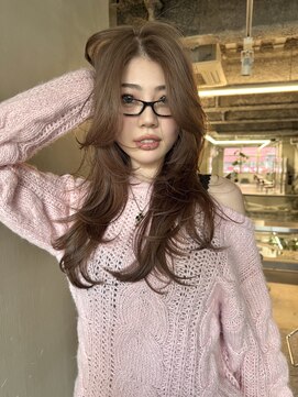 フェブ(fev) 【fev_hana】たっぷりレイヤーと透けbeige