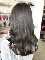 シェル 津山の手店(shel)&nbsp;30代40代髪質改善ココアブラウン艶感ストレート透明感赤み消し